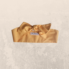 Load image into Gallery viewer, Golden Yellow Cotton Hair Scarf