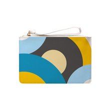 Load image into Gallery viewer, Blue Retro Records Clutch Bag