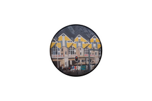 Load image into Gallery viewer, Yellow Cube House Magnetic Phone Charger and Stand
