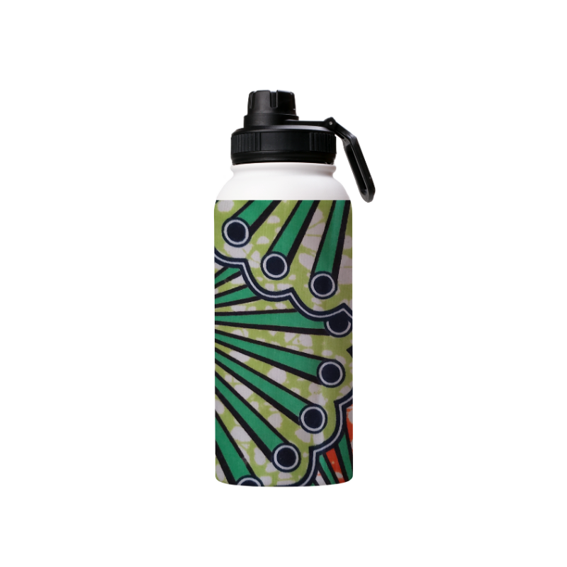 Ankara Green Thermal Water Bottle