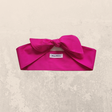 Load image into Gallery viewer, Hot Pink Cotton Hair Scarf