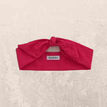 Load image into Gallery viewer, Red Cotton Hair Scarf