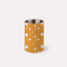 Load image into Gallery viewer, Golden Yellow Dotty Print Wine Chiller Bucket