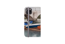 Load image into Gallery viewer, River Scene Illustrated iPhone Wallet Case
