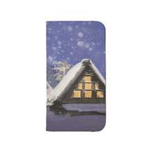 Load image into Gallery viewer, Winter Scene Illustrated iPhone Wallet Case