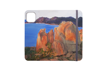 Load image into Gallery viewer, Mountainscape Illustrated iPhone Wallet Case