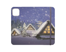 Load image into Gallery viewer, Winter Scene Illustrated iPhone Wallet Case