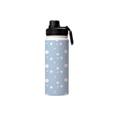 Load image into Gallery viewer, Sky Blue Dotty Thermal Water Bottle