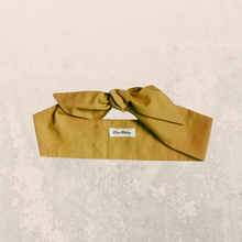 Load image into Gallery viewer, Mustard Yellow Cotton Hair Scarf
