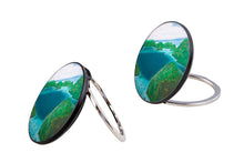 Load image into Gallery viewer, Seascape Print Magnetic Phone Charger and Stand