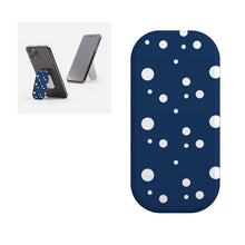 Load image into Gallery viewer, navy blue dotty phone grip