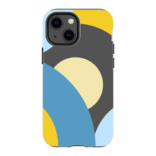 Load image into Gallery viewer, Blue Retro Print iPhone Tough Case