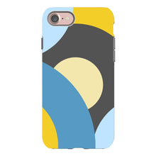 Load image into Gallery viewer, Blue Retro Print iPhone Tough Case