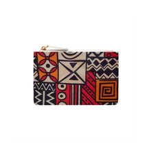 Load image into Gallery viewer, Ankara Brown And Red Coin Purse