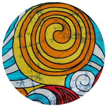 Load image into Gallery viewer, Ankara Blue Ceramic Coaster