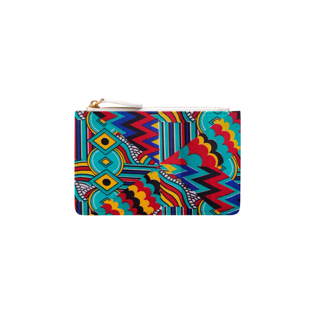 Ankara Multicoloured Print Coin Purse