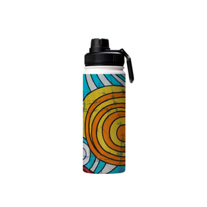 Ankara Blue And Yellow Thermal Water Bottle