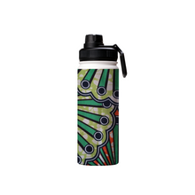 Load image into Gallery viewer, Ankara Green Thermal Water Bottle