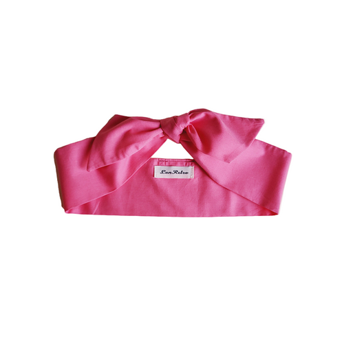 Flamingo Pink Hair Scarf