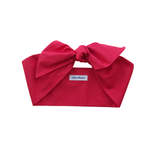 Load image into Gallery viewer, Red Cotton Hair Scarf
