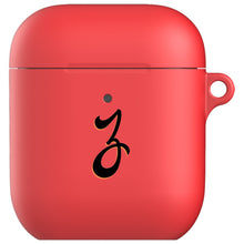 Load image into Gallery viewer, Personalised Airpods Case with Keychain In Red
