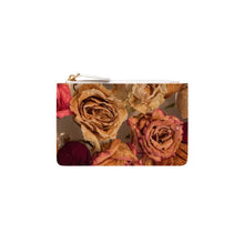 Load image into Gallery viewer, Rose Print Coin Purse