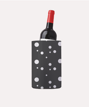 Load image into Gallery viewer, Grey Dotty Print Wine Chiller Bucket
