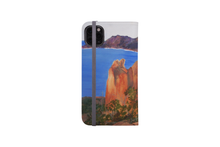 Load image into Gallery viewer, Mountainscape Illustrated iPhone Wallet Case