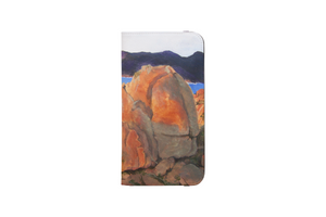 Mountainscape Illustrated iPhone Wallet Case