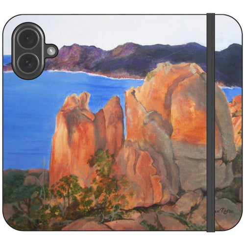 Mountainscape Illustrated iPhone Wallet Case