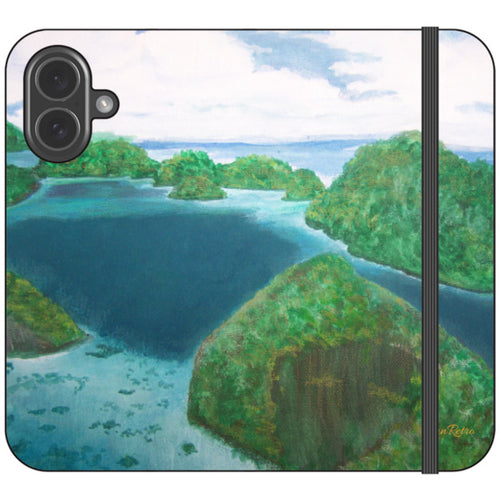 Seascape Illustrated iPhone Wallet Case