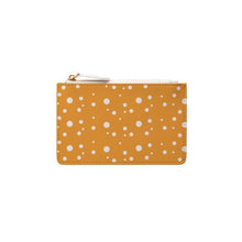 Load image into Gallery viewer, Golden Yellow Dotty Coin Purse