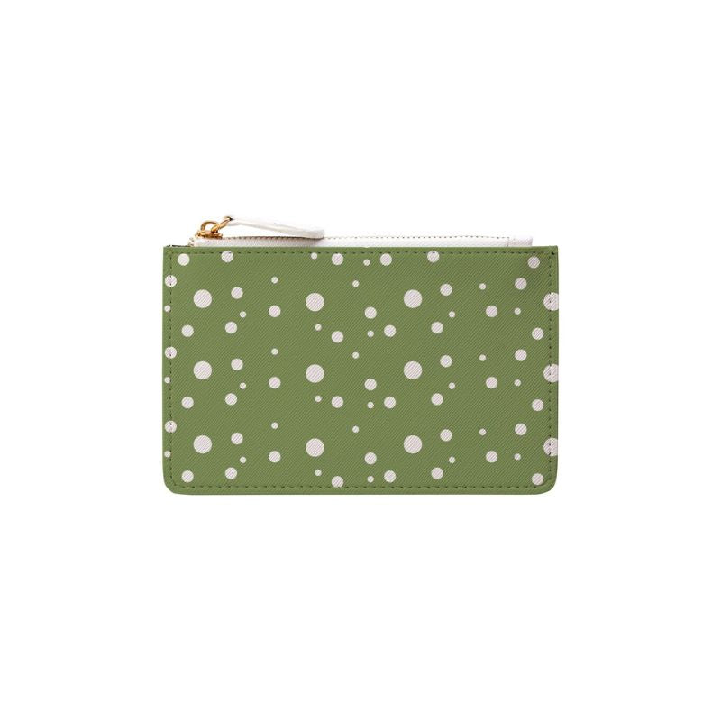 Olive Dotty Coin Purse