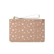 Load image into Gallery viewer, Rose Beige Dotty Clutch Bag