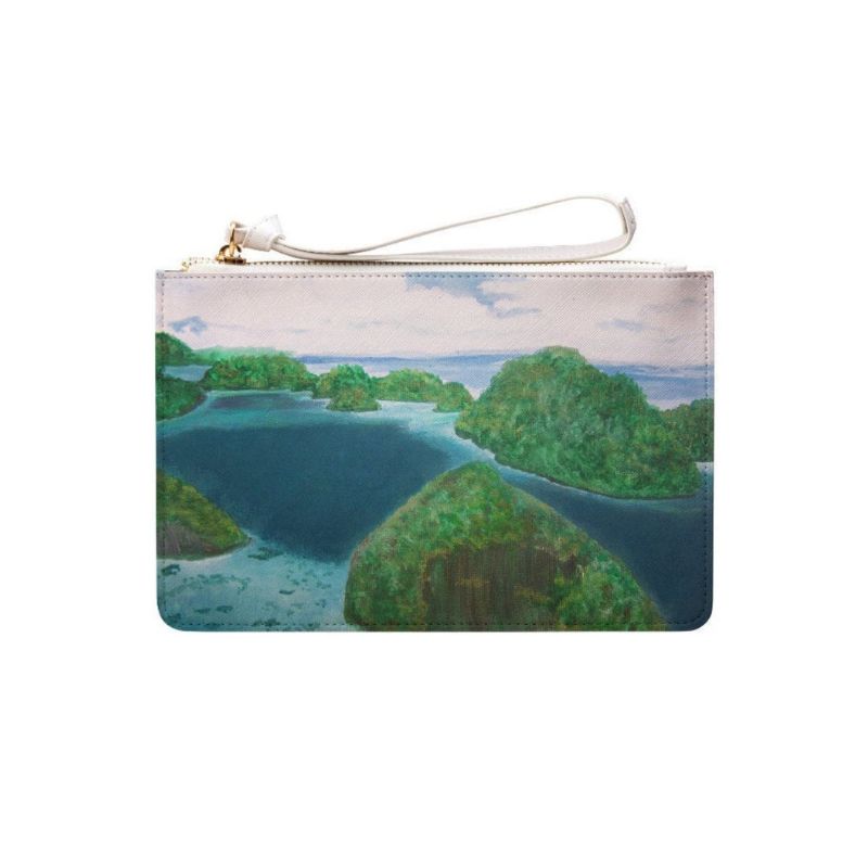 Seascape Clutch Bag