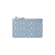Load image into Gallery viewer, Sky Blue Dotty Coin Purse