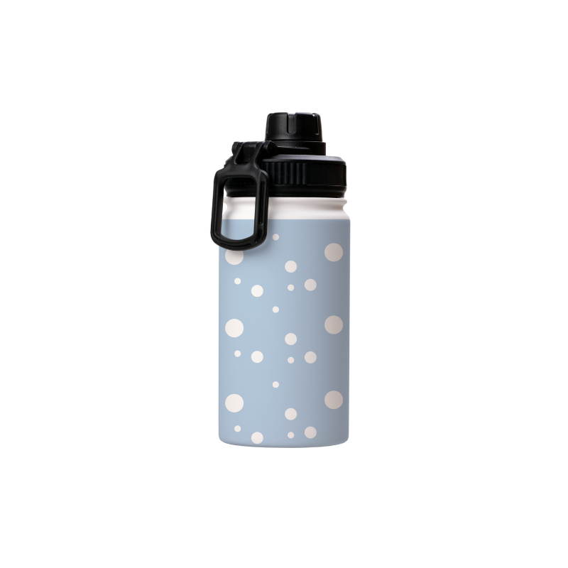Sky Blue Dotty Thermal Water Bottle