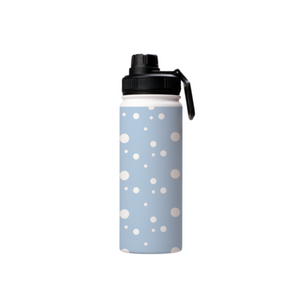 Sky Blue Dotty Thermal Water Bottle