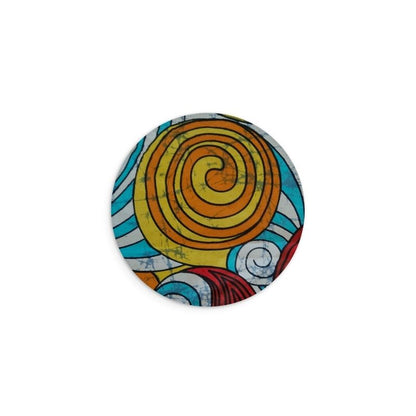 Ankara Blue And Yellow Print Mouse Mat