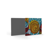 Load image into Gallery viewer, Ankara Blue And Yellow  Mouse Mat