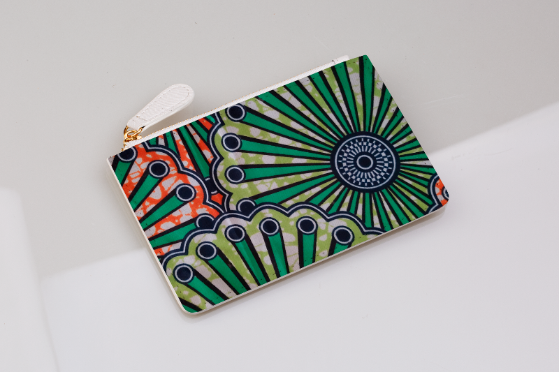Ankara Green And Orange Coin Purse
