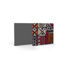 Load image into Gallery viewer, Ankara Brown And Red Mouse Mat