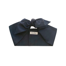 Load image into Gallery viewer, Black Cotton Hair Scarf