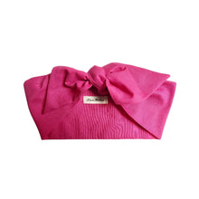 Load image into Gallery viewer, Hot Pink Cotton Hair Scarf