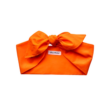 Load image into Gallery viewer, Orange Cotton Hair Scarf