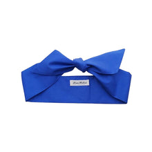Load image into Gallery viewer, Royal Blue Cotton Hair Scarf