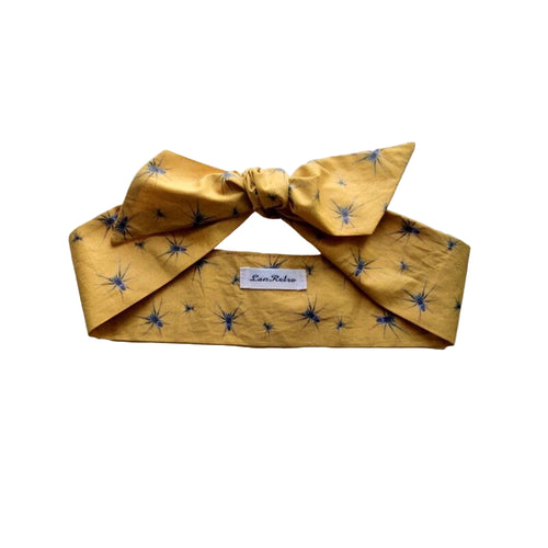Spider Print Cotton Hair Scarf