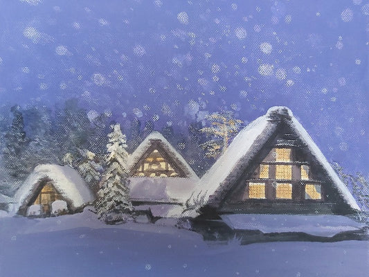 Winter Scene Christmas Card