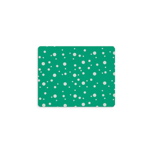 Jade Green Dotty Rectangle Mouse Mat