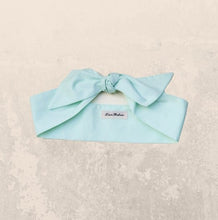 Load image into Gallery viewer, Mint Green Cotton Hair Scarf